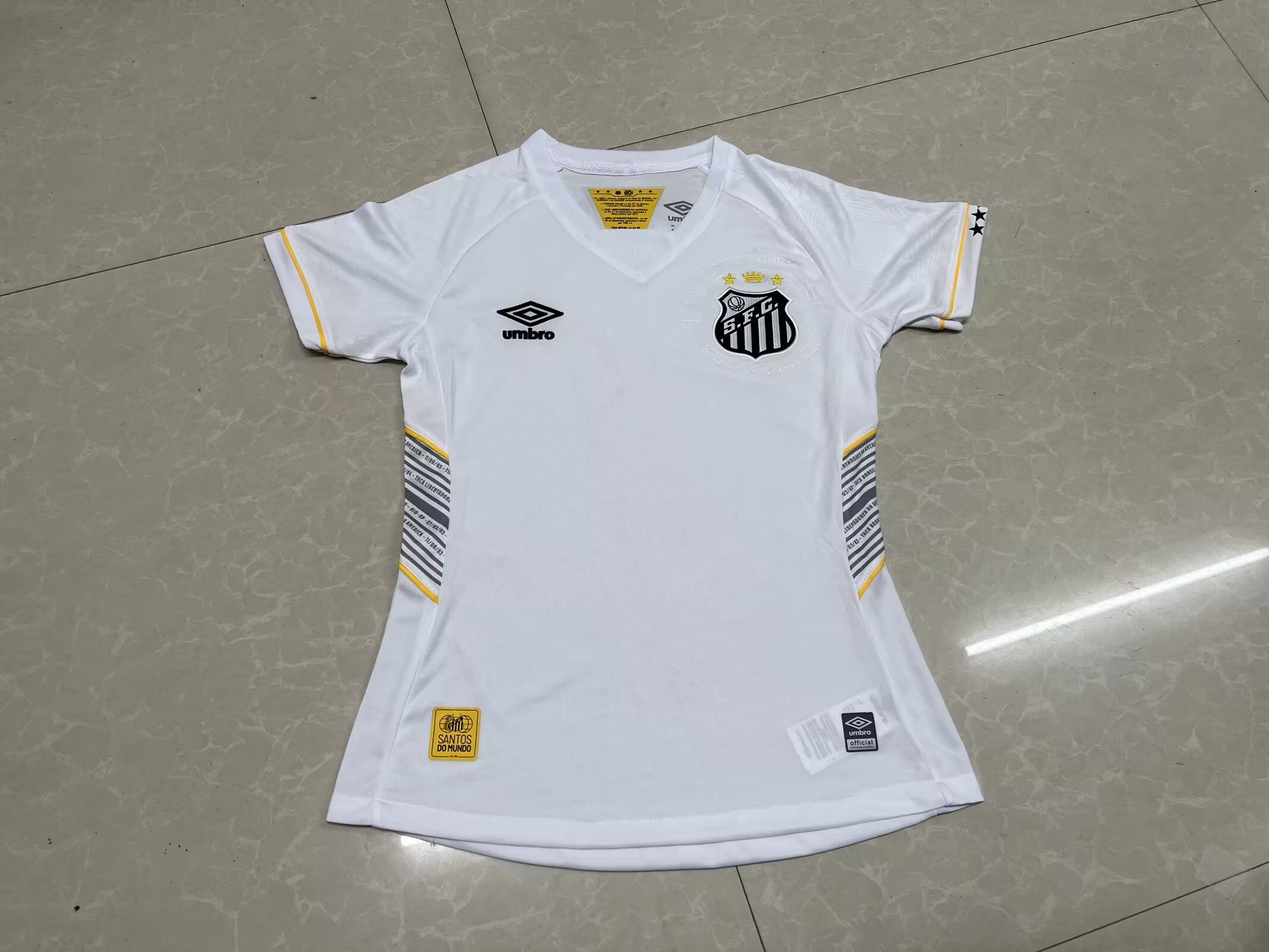 AAA Quality Santos Woman 23/24 Home Soccer Jersey